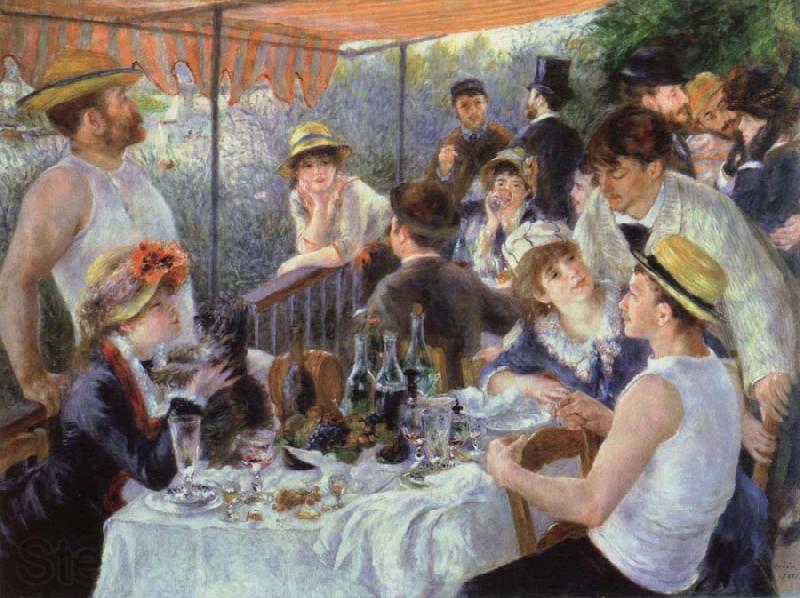 Pierre-Auguste Renoir luncheon of the boating party Spain oil painting art